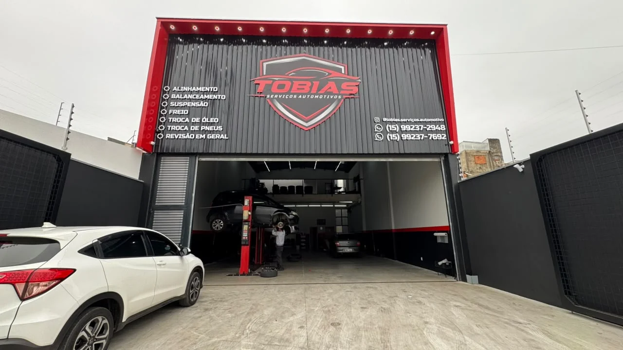 Fachada da Tobias Serviços Automotivos em Sorocaba